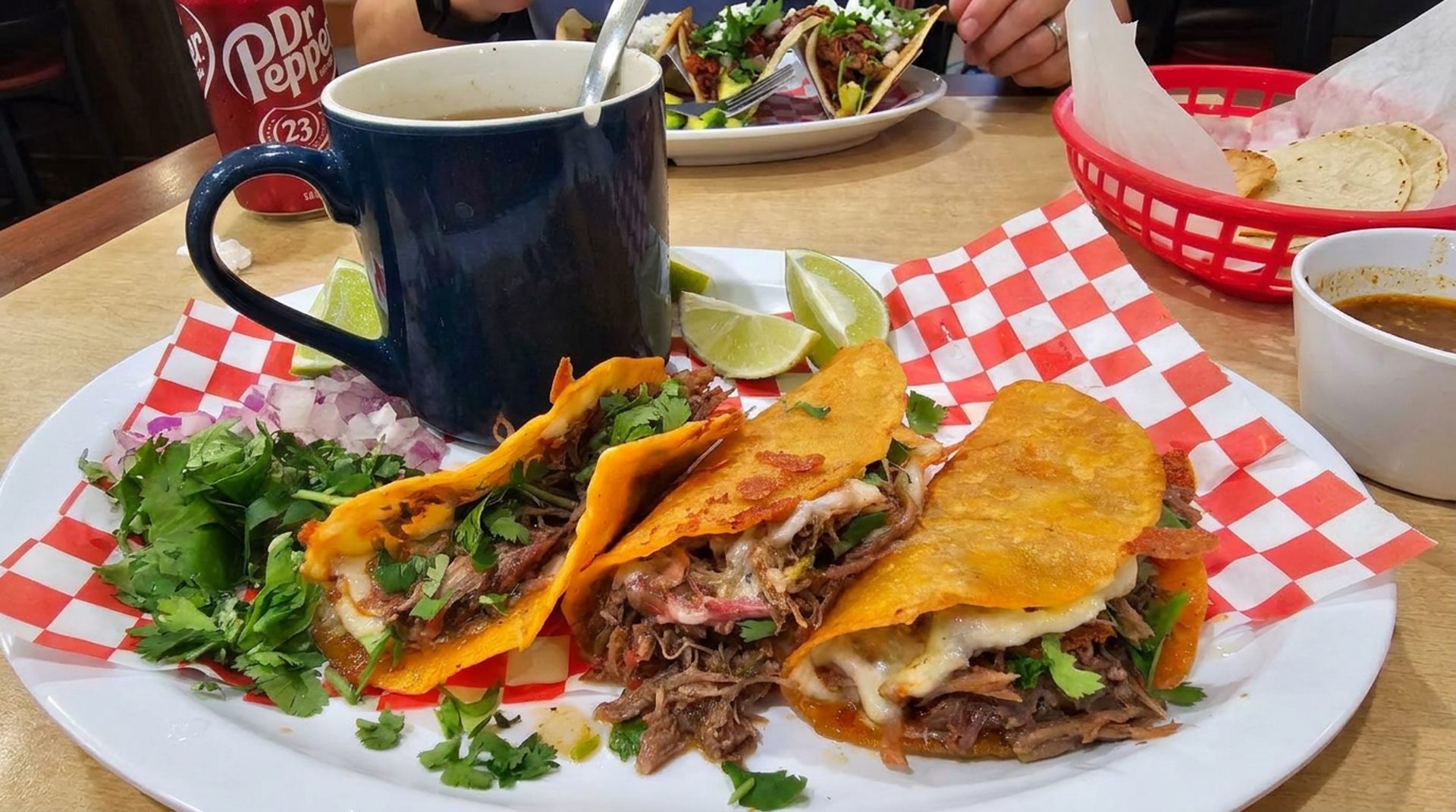 Quesabirria and birria tacos